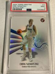 Dirk Nowitzki Gold Refractor #37 Basketball Cards 2004 Topps Pristine Prices