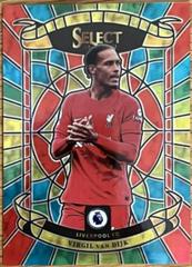 Virgil van Dijk #29 Soccer Cards 2022 Panini Select Premier League Stained Glass Prices