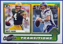 Brett Favre [Silver] #T-5 Football Cards 2022 Panini Classics Transitions Prices
