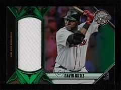 David Ortiz [Green] #TCT-DO Baseball Cards 2022 Topps Chrome Authentics Relics Prices