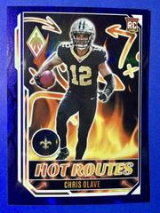 Chris Olave [Blue] #HR-3 Football Cards 2022 Panini Phoenix Hot Routes Prices