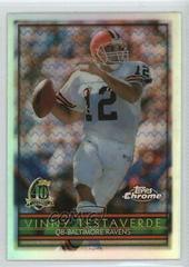 Vinny Testaverde [Refractor] #114 Football Cards 1996 Topps Chrome Prices