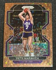 Pete Maravich [Fast Break Bronze Prizm] #261 Basketball Cards 2021 Panini Prizm Prices