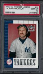 Thurman Munson Baseball Cards 2000 Upper Deck Yankees Legends Prices