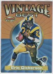 Eric Dickerson #VB-ED Football Cards 2001 Bowman's Best Vintage Prices