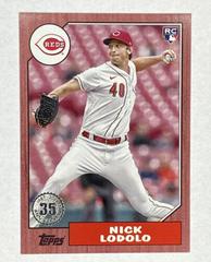 Nick Lodolo [Red] #87TBU-16 Baseball Cards 2022 Topps Update 1987 Prices