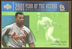 Albert Pujols #729 Baseball Cards 2002 Upper Deck Prices