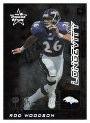 Rod Woodson [Longevity] Football Cards 1999 Leaf Rookies & Stars Prices