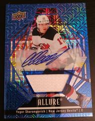 Yegor Sharangovich [Blue Line Autograph Jersey] #53 Hockey Cards 2022 Upper Deck Allure Prices