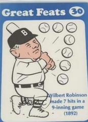 Wilbert Robinson [Blue Border] #30 Baseball Cards 1972 Laughlin Great Feats Prices
