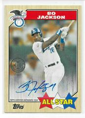 Bo Jackson #1987A-BJ Baseball Cards 2017 Topps 1987 Autographs Prices
