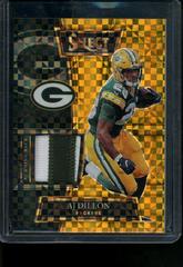 AJ Dillon [Gold] #SS-ADI Football Cards 2021 Panini Select Swatches Prices