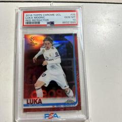 Luka Modric [Red Refractor] Soccer Cards 2018 Topps Chrome UEFA Champions League Prices