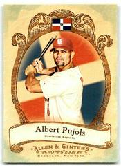 Albert Pujols #NP51 Baseball Cards 2009 Topps Allen & Ginter National Pride Prices