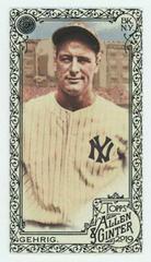 Lou Gehrig [Mini Black] Baseball Cards 2019 Topps Allen & Ginter Prices