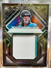 Trevor Lawrence [Green] #VM-TL Football Cards 2021 Panini Obsidian Volcanic Material Prices