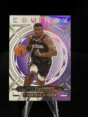 Zion Williamson [Purple Flood] #10 Basketball Cards 2022 Panini Obsidian Equinox Prices
