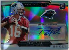 Tony Pike [Autograph] #11 Football Cards 2010 Topps Platinum Prices