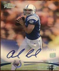 Andrew Luck [Autograph Silver Rainbow] #1 Football Cards 2012 Topps Prime Prices