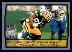 Antonio Freeman #38 Football Cards 1999 Topps Season Opener Prices