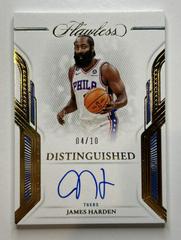 James Harden [Gold] #14 Basketball Cards 2022 Panini Flawless Distinguished Auto Prices