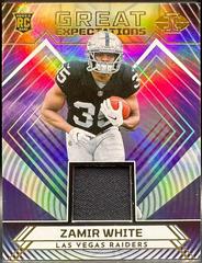 Zamir White Football Cards 2022 Panini Illusions Great Expectations Prices