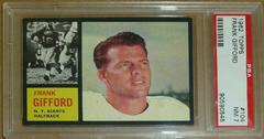 Frank Gifford #104 Football Cards 1962 Topps Prices