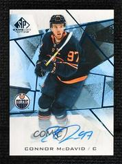 Connor McDavid [Blue Autograph] Hockey Cards 2021 SP Game Used Prices