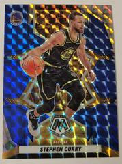 Stephen Curry [Blue] #284 Basketball Cards 2021 Panini Mosaic Prices