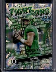 Bo Nix [Lava] #FS-14 Football Cards 2022 Bowman's Best University Fight Song Prices