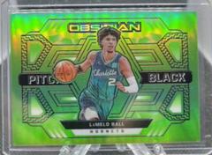 LaMelo Ball [Green Flood] Basketball Cards 2021 Panini Obsidian Pitch Black Prices