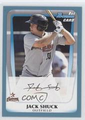 Jack Shuck [Blue] Baseball Cards 2011 Bowman Prospects Prices