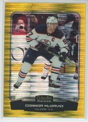 Connor McDavid [Seismic Gold] Hockey Cards 2022 O Pee Chee Platinum Previews Prices
