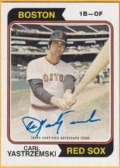 Carl Yastrsemski #74RO-CY Baseball Cards 2023 Topps Heritage Real One Autographs Prices