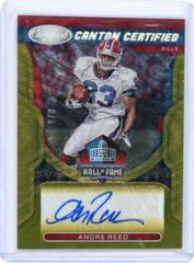 Andre Reed [Gold Etch] #CCS-AR Football Cards 2022 Panini Certified Canton Signatures Prices