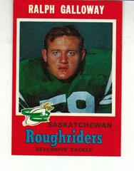 Ralph Galloway Football Cards 1971 O Pee Chee CFL Prices