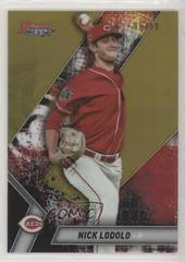 Nick Lodolo [Gold Refractor] Baseball Cards 2019 Bowman's Best Top Prospects Prices
