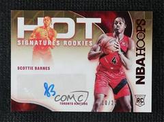 Scottie Barnes [Red] #HSR-SB Basketball Cards 2021 Panini Hoops Hot Signatures Rookies Prices