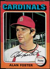 Alan Foster #296 Baseball Cards 1975 Topps Mini Prices