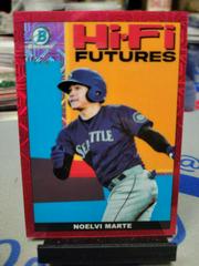 Noelvi Marte [Red Refractor] #HIFI-9 Baseball Cards 2022 Bowman Hi Fi Futures Prices