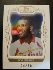 Bob Gibson #58 Baseball Cards 2008 Topps Sterling Prices
