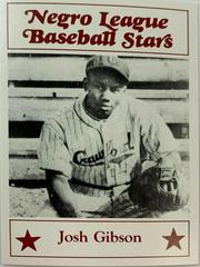 Josh Gibson #30 Baseball Cards 1986 Fritsch Negro League Baseball Stars Prices