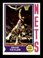 Brian Taylor #181 Basketball Cards 1974 Topps Prices