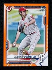 Andrew Painter [Orange] Baseball Cards 2021 Bowman Draft Prices