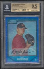 Brett Anderson [Blue Refractor] #BC195 Baseball Cards 2007 Bowman Chrome Prospects Prices