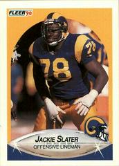 Jackie Slater #45 Football Cards 1990 Fleer Prices