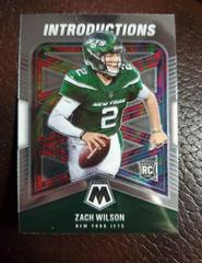 Zach Wilson #I-2 Football Cards 2021 Panini Mosaic Introductions Prices