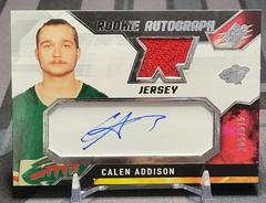 Calen Addison #CA Hockey Cards 2021 SPx Rookie Auto Jersey Prices