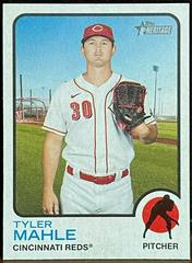 Tyler Mahle [Flip Stock] Baseball Cards 2022 Topps Heritage Prices