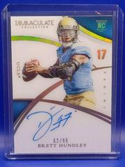 Brett Hundley [Autograph Patch Numbers] Football Cards 2015 Panini Immaculate Prices